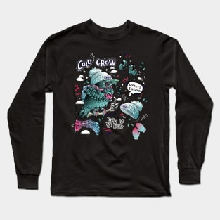 Cold Crow repeat pattern Long Sleeve T-Shirt